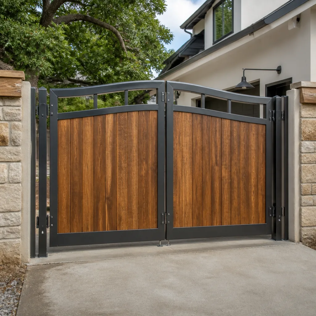 Wood & steel frame